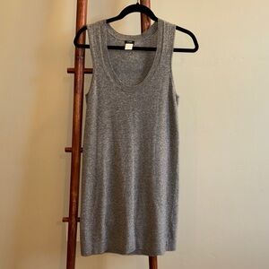 J. Crew Heather Gray Wool/Cashmere Dress